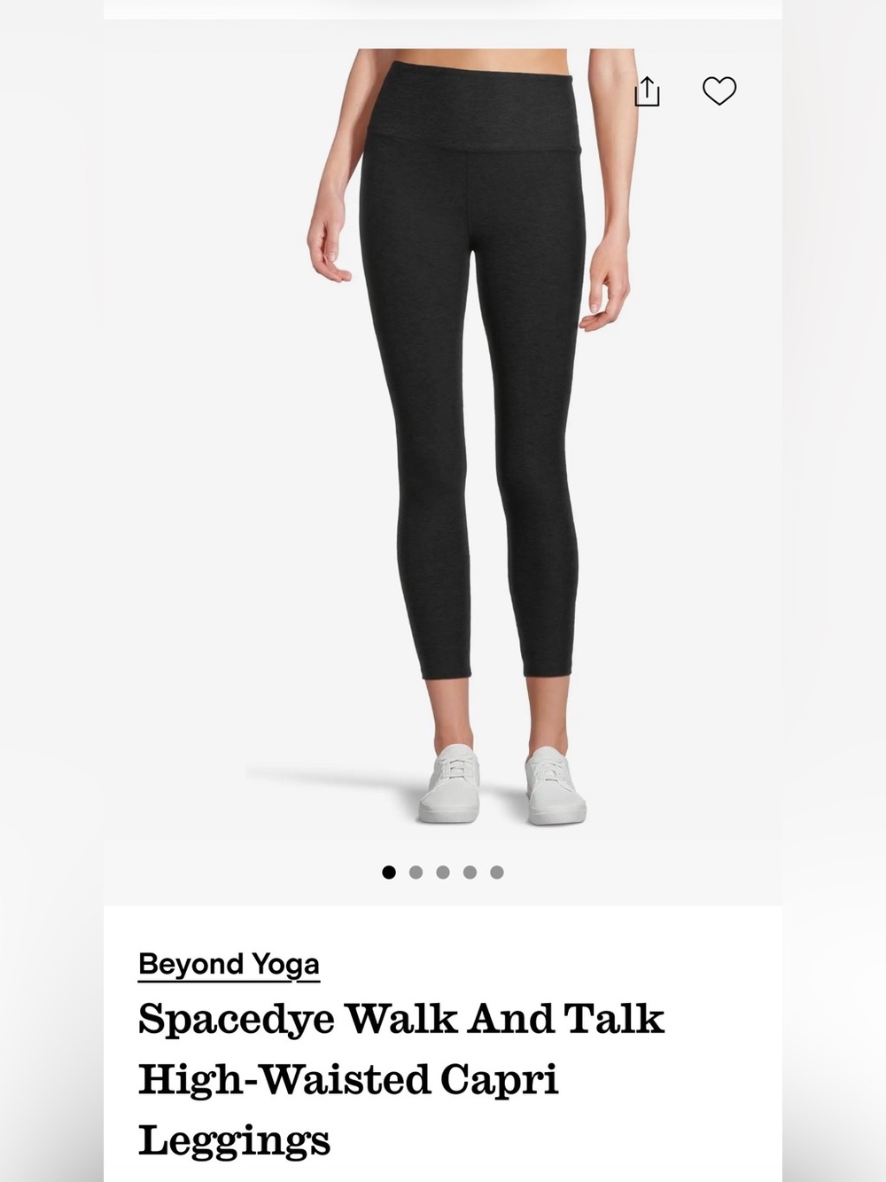 Beyond Yoga Spacedye Walk And Talk
High-Waisted Capri Leggings 21in inseam